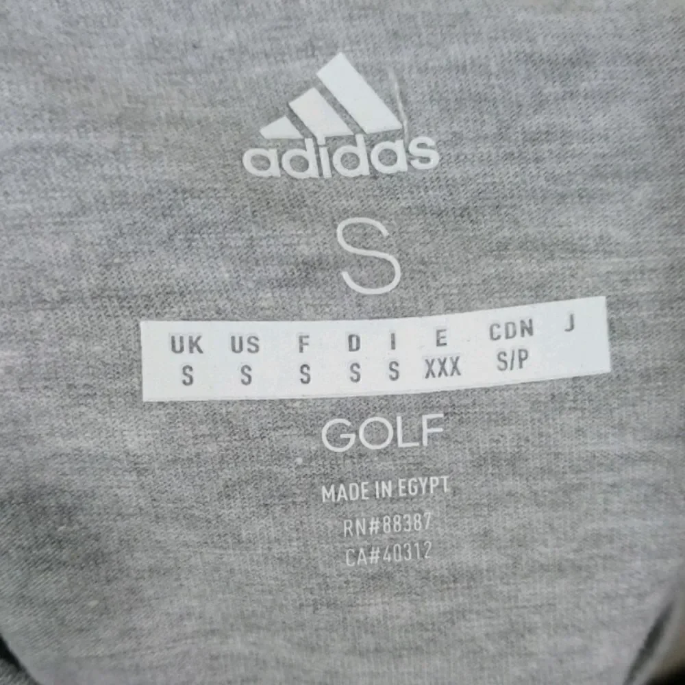 Adidas Golf Gray Long Sleeve T-shirt -A